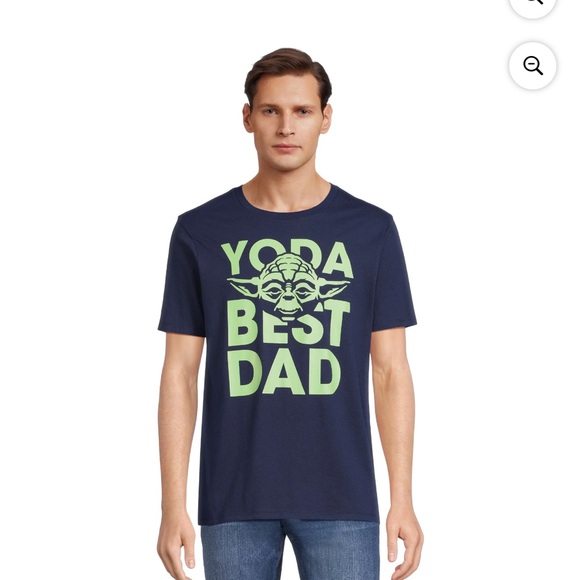 Star Wars Yoda Best Dad T-Shirt - Picture 4 of 5